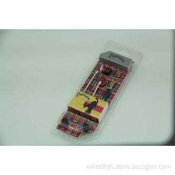 3.5mm Plug In Ear Earphone For Mobile Phone Computer PC MP3